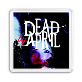 Магнит 55*55 с принтом Dead by April в Рязани, Пластик | Размер: 65*65 мм; Размер печати: 55*55 мм | dba | dead by april | дэд бай эйприл