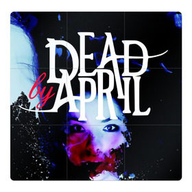 Магнитный плакат 3Х3 с принтом Dead by April в Рязани, Полимерный материал с магнитным слоем | 9 деталей размером 9*9 см | dba | dead by april | дэд бай эйприл