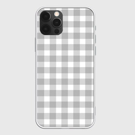 Чехол для iPhone 12 Pro Max с принтом Grey squares в Рязани, Силикон |  | Тематика изображения на принте: белый | клеточка | серый | текстура