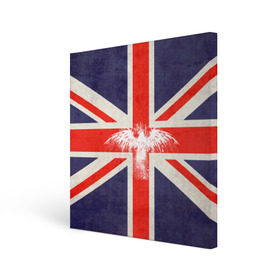 Холст квадратный с принтом Флаг Англии с белым орлом в Рязани, 100% ПВХ |  | london | англия | белый | брызги | великобритания | империя | клякса | крылья | лондон | необычный | объеденное королевство | орел | птица | символ | сокол | туманный альбион | флаг