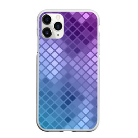 Чехол для iPhone 11 Pro матовый с принтом Snake в Рязани, Силикон |  | blue | disco | geometry | skin | snake | square | violet | абстракция | блеск | геометрия | диско | змея | кожа | орнамент | паттерн