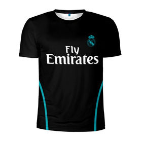Мужская футболка 3D спортивная с принтом Real Madrid в Рязани, 100% полиэстер с улучшенными характеристиками | приталенный силуэт, круглая горловина, широкие плечи, сужается к линии бедра | real madrid | королевский клуб | реал мадрид | форма