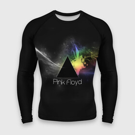 Мужской рашгард 3D с принтом Pink Floyd Logo в Рязани,  |  | Тематика изображения на принте: англия | басы | британия | гитара | группа | дым | космос | логотип | музыка | песни | пинк флойд | призма | радуга | рок | свет