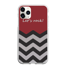 Чехол для iPhone 11 Pro матовый с принтом Lets rock! в Рязани, Силикон |  | lets rock | twin peaks | давайте сделаем это | даян | даяна | диана | дэвид линч | карлик | твин пикс