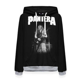 Женская толстовка 3D с принтом Pantera #10 в Рязани, 100% полиэстер  | двухслойный капюшон со шнурком для регулировки, мягкие манжеты на рукавах и по низу толстовки, спереди карман-кенгуру с мягким внутренним слоем. | anselmo | darel | darell | darrel | darrell | dimebag | pantera | phil | ансельма | ансельмо | даймбег | даймбэг | дарел | дарелл | даррел | даррелл | даррэл | дарэл | дарэлл | пантера | фил