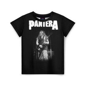 Детская футболка 3D с принтом Pantera #10 в Рязани, 100% гипоаллергенный полиэфир | прямой крой, круглый вырез горловины, длина до линии бедер, чуть спущенное плечо, ткань немного тянется | anselmo | darel | darell | darrel | darrell | dimebag | pantera | phil | ансельма | ансельмо | даймбег | даймбэг | дарел | дарелл | даррел | даррелл | даррэл | дарэл | дарэлл | пантера | фил