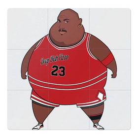 Магнитный плакат 3Х3 с принтом Fat Jordan в Рязани, Полимерный материал с магнитным слоем | 9 деталей размером 9*9 см | basketball | bulls | chicago | jordan | michael | nba | sport | баскетбол | буллс | джордан | майкл | нба | спорт | чикаго