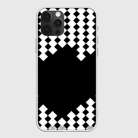 Чехол для iPhone 12 Pro Max с принтом Шахматная клетка в Рязани, Силикон |  | Тематика изображения на принте: abstract | abstraction | block | tessera | абстракция | клетка | кубики | текстура