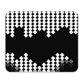 Коврик прямоугольный с принтом Шахматная клетка в Рязани, натуральный каучук | размер 230 х 185 мм; запечатка лицевой стороны | abstract | abstraction | block | tessera | абстракция | клетка | кубики | текстура