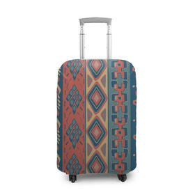 Чехол для чемодана 3D с принтом Этника Африки в Рязани, 86% полиэфир, 14% спандекс | двустороннее нанесение принта, прорези для ручек и колес | kniting | pattern | вышивание | вышивка | колосок | одежда | рукоделие | текстуры | узоры | украшение | шитье | этнический