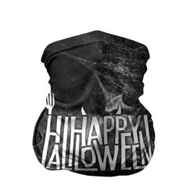 Бандана-труба 3D с принтом Happy Halloween в Рязани, 100% полиэстер, ткань с особыми свойствами — Activecool | плотность 150‒180 г/м2; хорошо тянется, но сохраняет форму | 