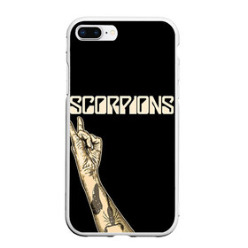 Чехол для iPhone 7Plus/8 Plus матовый с принтом Scorpions в Рязани, Силикон | Область печати: задняя сторона чехла, без боковых панелей | scorpions | клаус майне
рудольф шенкер | маттиас ябс | микки ди | павел мончивода | скорпионы