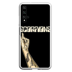 Чехол для Honor 20 с принтом Scorpions в Рязани, Силикон | Область печати: задняя сторона чехла, без боковых панелей | scorpions | клаус майне
рудольф шенкер | маттиас ябс | микки ди | павел мончивода | скорпионы