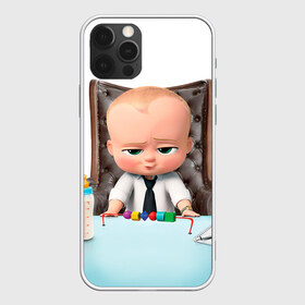 Чехол для iPhone 12 Pro Max с принтом Boss Baby в Рязани, Силикон |  | Тематика изображения на принте: boss baby | босс | молокосос | мультфильмы
