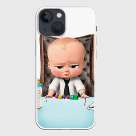 Чехол для iPhone 13 mini с принтом Boss Baby в Рязани,  |  | boss baby | босс | молокосос | мультфильмы