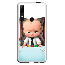 Чехол для Honor P Smart Z с принтом Boss Baby в Рязани, Силикон | Область печати: задняя сторона чехла, без боковых панелей | Тематика изображения на принте: boss baby | босс | молокосос | мультфильмы