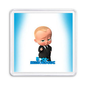 Магнит 55*55 с принтом Boss Baby в Рязани, Пластик | Размер: 65*65 мм; Размер печати: 55*55 мм | Тематика изображения на принте: boss baby | босс | молокосос | мультфильмы