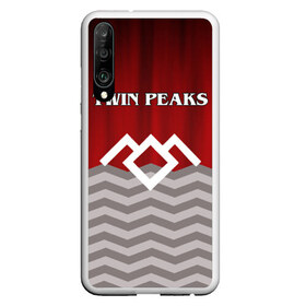 Чехол для Honor P30 с принтом Twin Peaks в Рязани, Силикон | Область печати: задняя сторона чехла, без боковых панелей | twin peaks | арт | лого | полосы | сериал | твин пикс | текстура | фильмы