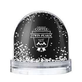 Водяной шар с принтом Twin Peaks Coffee в Рязани, Пластик | Изображение внутри шара печатается на глянцевой фотобумаге с двух сторон | twin peaks | арт | купер | сериал | твин пикс | фильмы | черно белые