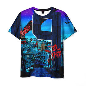 Мужская футболка 3D с принтом El Barto в Рязани, 100% полиэфир | прямой крой, круглый вырез горловины, длина до линии бедер | bart | simpsons | барт | симпсоны