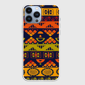 Чехол для iPhone 13 Pro Max с принтом Африканские символы в Рязани,  |  | Тематика изображения на принте: africa | pattern | африка | африканские мотивы | народы африки | национальная одежда | переплетение нитей | ткани | узор | этнический узор