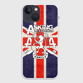 Чехол для iPhone 13 mini с принтом Asking Alexandria флаг Англии в Рязани,  |  | бен брюс | герб | группа | джеймс касселлс | дэнни уорсноп | жанр | кэмерон лидделл | лев | музыка | музыканты | песни | рок | сэм бэттли | хэви метал | электроникор