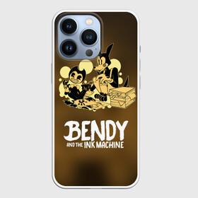 Чехол для iPhone 13 Pro с принтом Bendy and the ink machine (3D) в Рязани,  |  | Тематика изображения на принте: bendy | horror | ink | machine