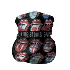 Бандана-труба 3D с принтом The Rolling Stones в Рязани, 100% полиэстер, ткань с особыми свойствами — Activecool | плотность 150‒180 г/м2; хорошо тянется, но сохраняет форму | Тематика изображения на принте: англия | аргентина | блюз рок | канада | мик джаггер | музыка | песни | психоделический рок | ритм н блюз | рок | рок н ролл | ролинг | рот | стоун | стоунз | сша | флаг | язык | япония