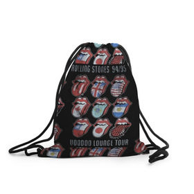 Рюкзак-мешок 3D с принтом The Rolling Stones в Рязани, 100% полиэстер | плотность ткани — 200 г/м2, размер — 35 х 45 см; лямки — толстые шнурки, застежка на шнуровке, без карманов и подкладки | англия | аргентина | блюз рок | канада | мик джаггер | музыка | песни | психоделический рок | ритм н блюз | рок | рок н ролл | ролинг | рот | стоун | стоунз | сша | флаг | язык | япония