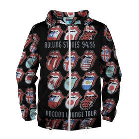 Мужская ветровка 3D с принтом The Rolling Stones в Рязани, 100% полиэстер | подол и капюшон оформлены резинкой с фиксаторами, два кармана без застежек по бокам, один потайной карман на груди | англия | аргентина | блюз рок | канада | мик джаггер | музыка | песни | психоделический рок | ритм н блюз | рок | рок н ролл | ролинг | рот | стоун | стоунз | сша | флаг | язык | япония