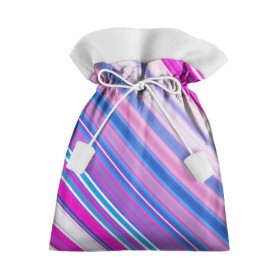 Подарочный 3D мешок с принтом Фиолетовые полоски в Рязани, 100% полиэстер | Размер: 29*39 см | полоски | текстура | узор | фиолетовый