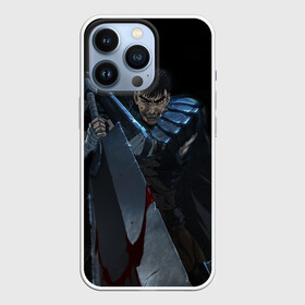 Чехол для iPhone 13 Pro с принтом Гатс и его огромный меч в Рязани,  |  | anime | berserk | kenpuu denki berserk | берсерк