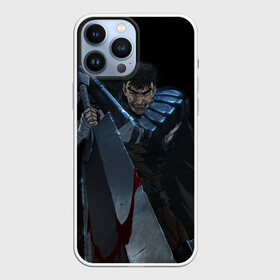 Чехол для iPhone 13 Pro Max с принтом Гатс и его огромный меч в Рязани,  |  | anime | berserk | kenpuu denki berserk | берсерк