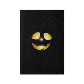 Обложка для паспорта матовая кожа с принтом Halloween в Рязани, натуральная матовая кожа | размер 19,3 х 13,7 см; прозрачные пластиковые крепления | Тематика изображения на принте: день | монстры | праздник | святых | традиции | тыква | хэллоуин