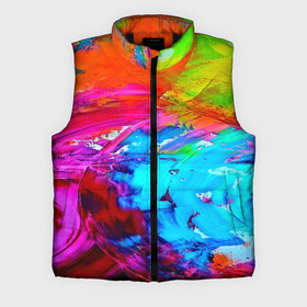 Мужской жилет утепленный 3D с принтом Tie dye в Рязани,  |  | abstraction | color | spray | tie dye | абстракция | акварель | живопись | искусство | краски | текстуры | цветные краски | яркие цвета