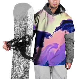 Накидка на куртку 3D с принтом Абстрактный мир в Рязани, 100% полиэстер |  | abstraction | color | spray | tie dye | абстракция | акварель | живопись | искусство | краски | текстуры | цветные краски | яркие цвета