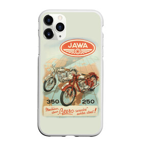 Чехол для iPhone 11 Pro Max матовый с принтом JAWA в Рязани, Силикон |  | bike | jawa | moto | sport | байк | мото | спорт | ява