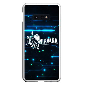 Чехол для Samsung S10E с принтом Схема Nirvana (Курт Кобейн) в Рязани, Силикон | Область печати: задняя сторона чехла, без боковых панелей | kurt cobain | микросхема | нирвана | плата