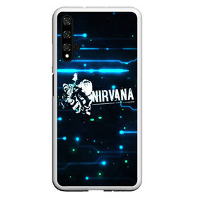 Чехол для Honor 20 с принтом Схема Nirvana (Курт Кобейн) в Рязани, Силикон | Область печати: задняя сторона чехла, без боковых панелей | kurt cobain | микросхема | нирвана | плата