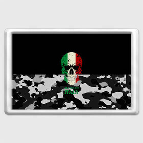 Магнит 45*70 с принтом Made in Italy в Рязани, Пластик | Размер: 78*52 мм; Размер печати: 70*45 | camouflage | made in italy | skull | абстракция | города | италия | камуфляж | нация | страны | текстуры | череп