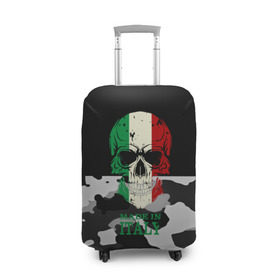 Чехол для чемодана 3D с принтом Made in Italy в Рязани, 86% полиэфир, 14% спандекс | двустороннее нанесение принта, прорези для ручек и колес | camouflage | made in italy | skull | абстракция | города | италия | камуфляж | нация | страны | текстуры | череп