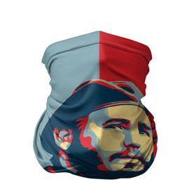 Бандана-труба 3D с принтом Фидель Кастро в Рязани, 100% полиэстер, ткань с особыми свойствами — Activecool | плотность 150‒180 г/м2; хорошо тянется, но сохраняет форму | cuba | fidel | диктатор | коммунизм | куба | президент | фидель
