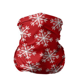 Бандана-труба 3D с принтом Новогодние Снежинки в Рязани, 100% полиэстер, ткань с особыми свойствами — Activecool | плотность 150‒180 г/м2; хорошо тянется, но сохраняет форму | дед | дед морозо | клаус | новый год | подарки | санта | санта клаус | снег | снеговик | снежинки | холод