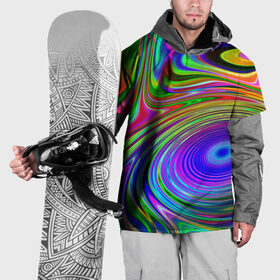 Накидка на куртку 3D с принтом Галлюцинации в Рязани, 100% полиэстер |  | abstract | colorful | colors | rainbow | tie dye | абстракция | брызги | геометрия | краска | краски | разводы