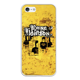 Чехол для iPhone 5/5S матовый с принтом Группа Bring Me the Horizon в Рязани, Силикон | Область печати: задняя сторона чехла, без боковых панелей | bmth | bring me the horizon | альтернативный метал | альтернативный рок | группа | достань для меня горизонт | дэткор | метал | рок | электроник рок