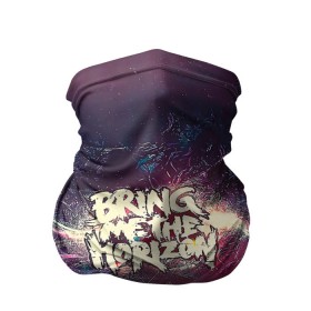 Бандана-труба 3D с принтом Bring Me the Horizon в Рязани, 100% полиэстер, ткань с особыми свойствами — Activecool | плотность 150‒180 г/м2; хорошо тянется, но сохраняет форму | 