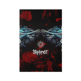 Обложка для паспорта матовая кожа с принтом Slipknot руки зомби в Рязани, натуральная матовая кожа | размер 19,3 х 13,7 см; прозрачные пластиковые крепления | Тематика изображения на принте: slipknot | альтернативный метал | андерс | брызги | грув метал | капли | колсефни | кори | кровь | метал | ню метал | ок | слипкнот | тейлор