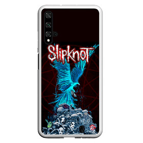 Чехол для Honor 20 с принтом Орел группа Slipknot в Рязани, Силикон | Область печати: задняя сторона чехла, без боковых панелей | Тематика изображения на принте: slipknot | альтернативный метал | андерс | головы | грув метал | колсефни | кори | маска | метал | музыка | ню метал | рок | слипкнот | тейлор