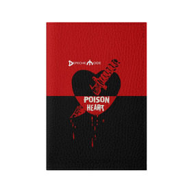 Обложка для паспорта матовая кожа с принтом Poison heart в Рязани, натуральная матовая кожа | размер 19,3 х 13,7 см; прозрачные пластиковые крепления | Тематика изображения на принте: depeche mode | альтернативный | вестник моды | депеш мод | дэйв гаан | индастриал | клинок | красное | кровь капли | мартин гор | музыка | надпись | новая волна | нож | рок | сердце | синти поп | черное