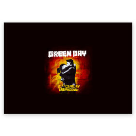 Поздравительная открытка с принтом Поцелуй Green Day в Рязани, 100% бумага | плотность бумаги 280 г/м2, матовая, на обратной стороне линовка и место для марки
 | american idiot | green day | альтернативный | билли джо армстронг | грин дей | группа | зелёный день | майк дёрнт | музыка | панк | поп | поппанк | поцелуй | рок | стена | тре кул